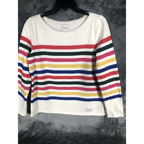 Talbots Sweater Pull Over Women’s  Authentic Adult Size Small 100% Cotton - Picture 2 of 14